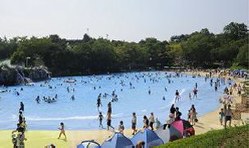 波のプール