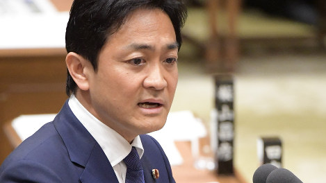 衆院予算委員会で質問する国民民主党の玉木雄一郎共同代表＝国会内で２０１８年５月１４日、川田雅浩撮影