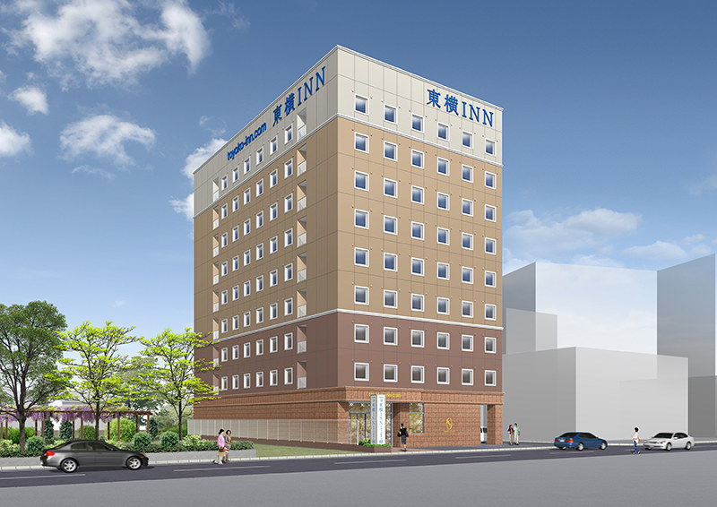 奈良県王寺町に建設される「東横INN」の完成イメージ図=同町提供
