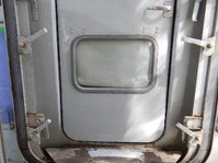 特急愛称幕、方向幕 485系 側面方向幕(勝田電車区/L特急ひたち) 展示中 in Museum of