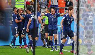 「【2分でわかるロシアW杯】本田同点ゴール」の画像検索結果