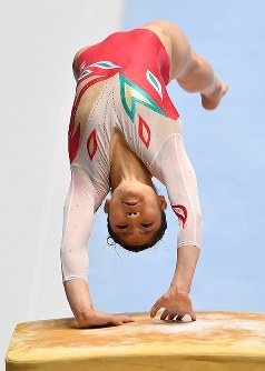 体操：田中2連覇…男子平行棒 全日本種目別選手権 [写真特集14/11
