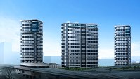 シティタワーズ東京ベイの全景（完成予想図）