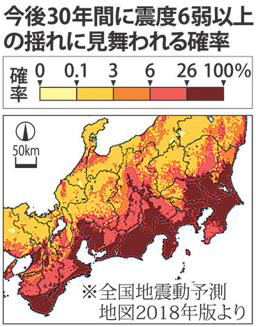 質問なるほドリ 地震動予測地図って 今後３０年の発生確率示す 低い地域も注意を 回答 池田知広 毎日新聞
