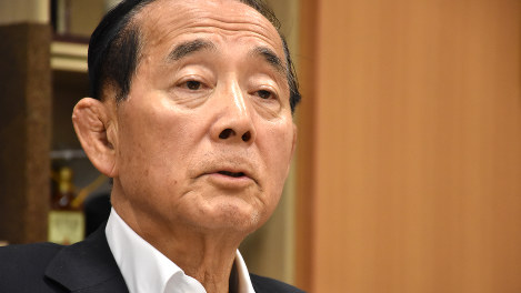 原田義昭氏＝須藤孝撮影