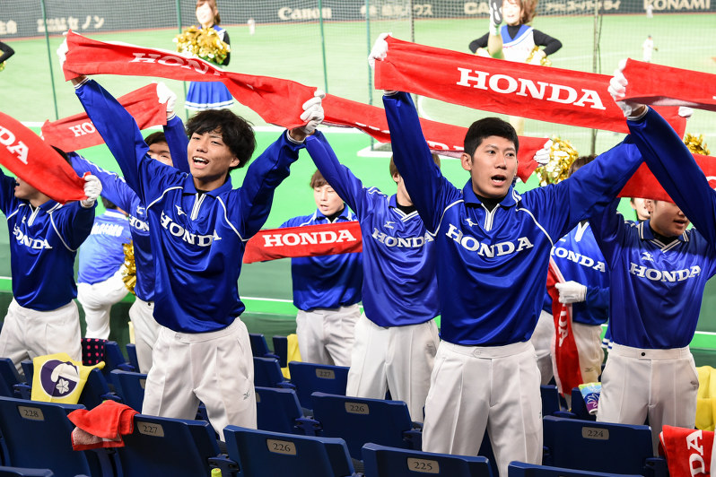 都市対抗野球：ホンダ熊本（大津町）の応援団（1回戦） [写真特集29