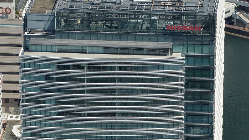 日産自動車グローバル本社=横浜市西区で2016年5月12日、丸山博撮影