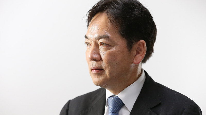 浅尾慶一郎氏=太田康男撮影