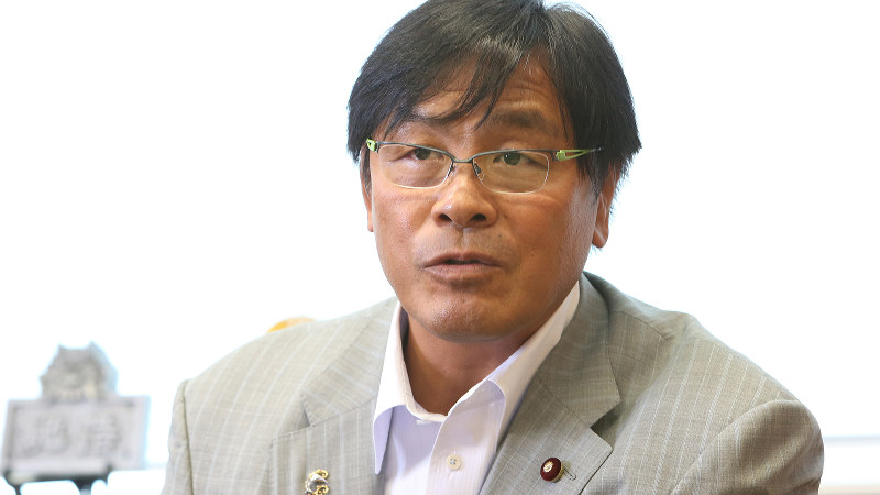 馳浩氏=太田康男撮影