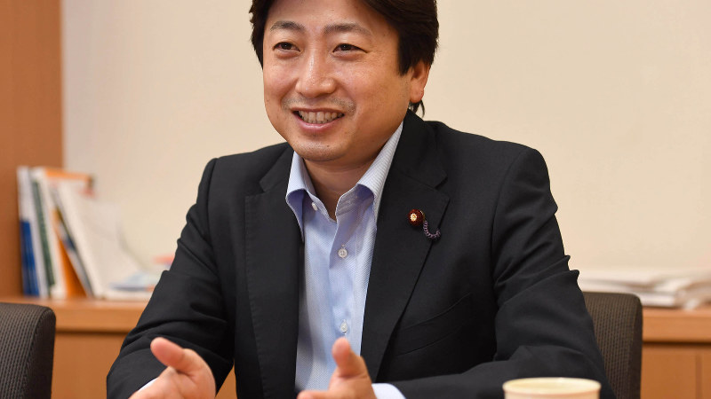 山内康一氏=藤井太郎撮影