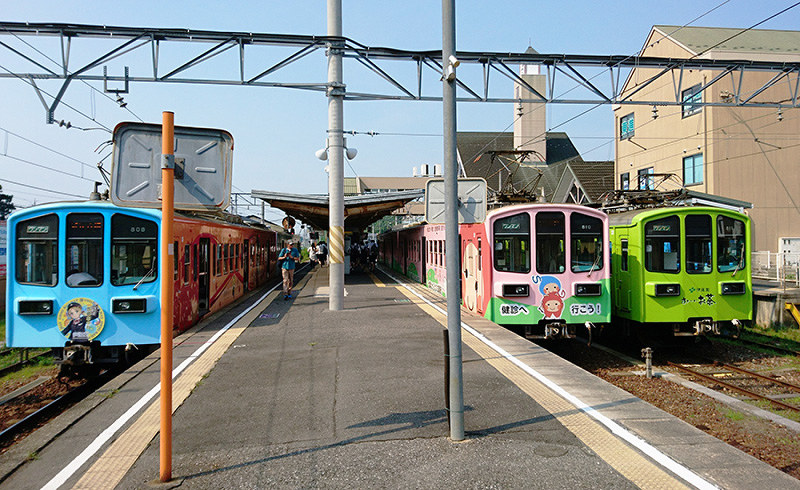 存続に向けた議論が本格化している近江鉄道=滋賀県東近江市の八日市駅で、石川貴教撮影