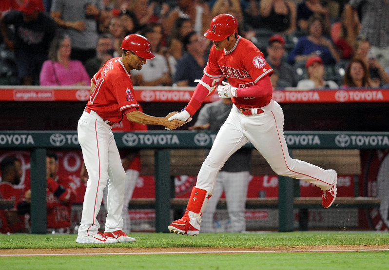 ビッグフライ！」大谷翔平のメジャー全本塁打（1～100号） [写真