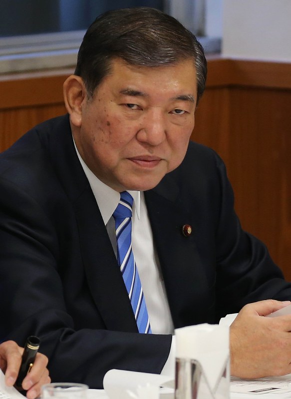 自民党の石破茂元幹事長=宮武祐希撮影