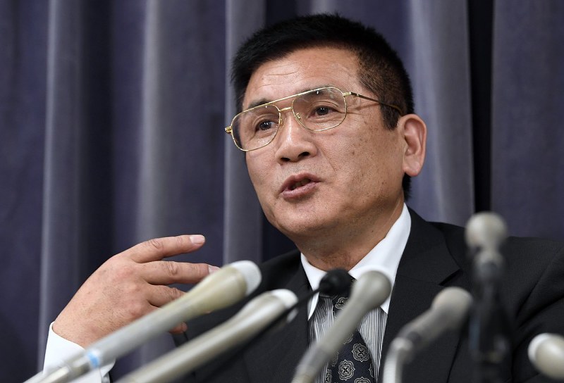 引っ越し料金水増し問題で記者会見するヤマトホームコンビニエンス元支店長の槙本元さん=東京・霞が関の国土交通省で2018年7月27日、竹内紀臣撮影
