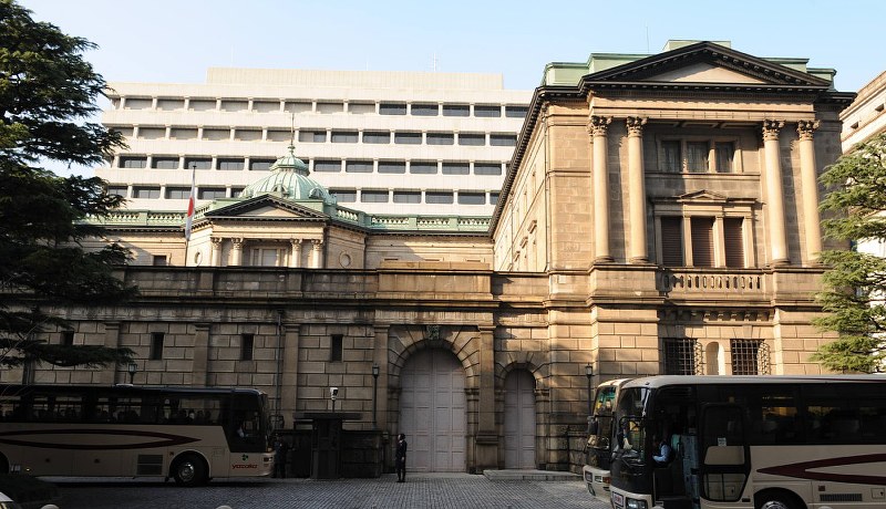 江戸時代の金座の跡に建つ日本銀行本店