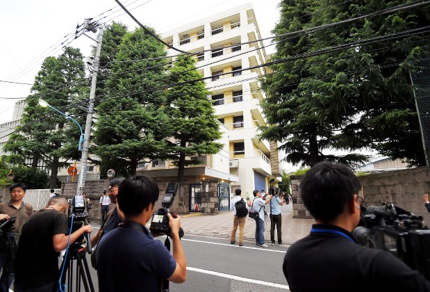 東京医科大=東京都新宿区で2018年7月4日、手塚耕一郎撮影