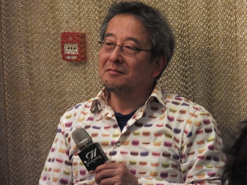 「諸外国で若松作品を解説してきましたが、『実録・連合赤軍 あさま山荘への道程(みち)』の背景を話すと1時間半ぐらいは軽くかかってしまう。映画を見るだけでなく、熱心な質疑応答が繰り返される価値ある作品なんです」と四方田犬彦さん=「若松孝二と足立正生の独立電影革命」が開かれた香港で2018年6月3日、鈴木隆撮影