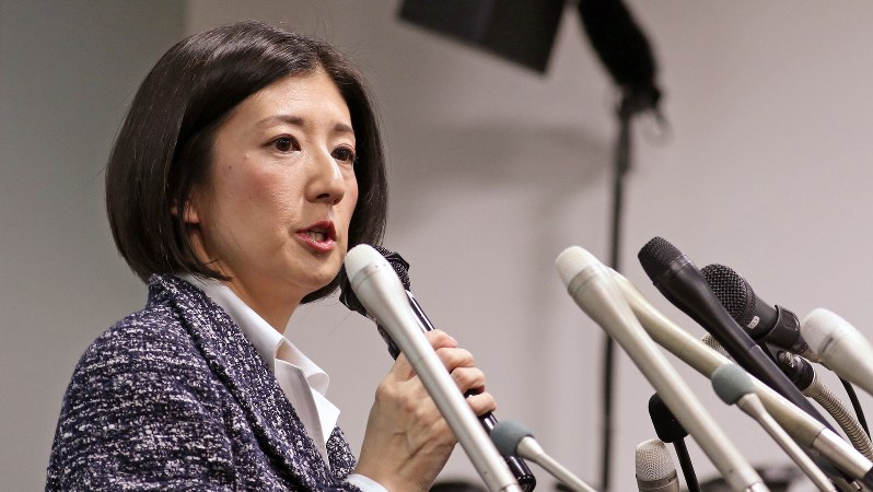 大塚家具の大塚久美子社長=2015年2月26日、武市公孝撮影