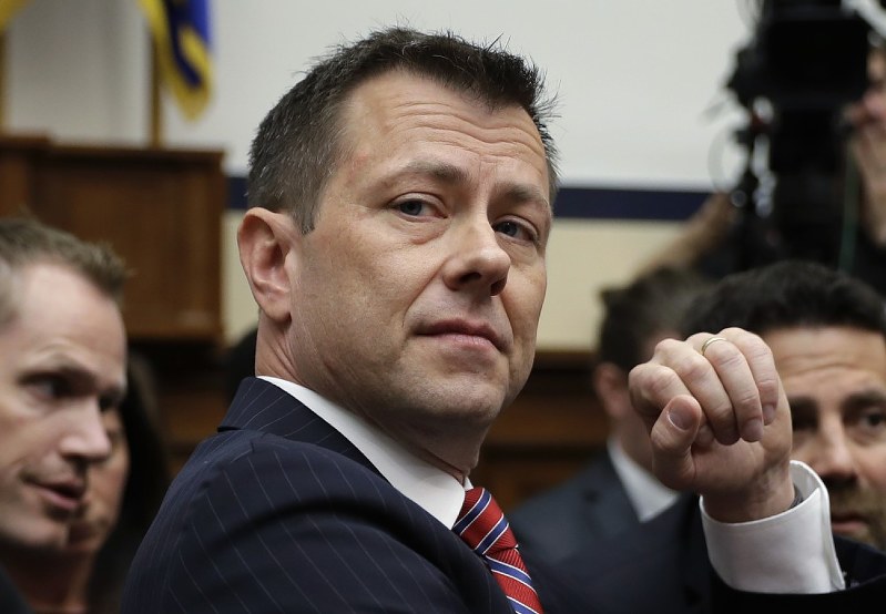 FBIに解雇されたストロック捜査官=AP