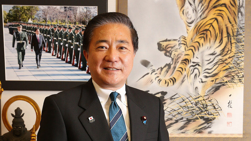 長島昭久氏=太田康男撮影