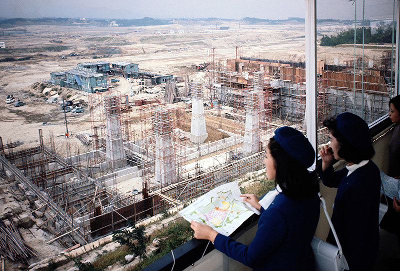 EXPO'70 日本万国博覧会　会場建設工事起工式記念　昭和42年3月15日 大阪万博1970：開幕へ向けて [写真特集21/27] | 毎日新聞