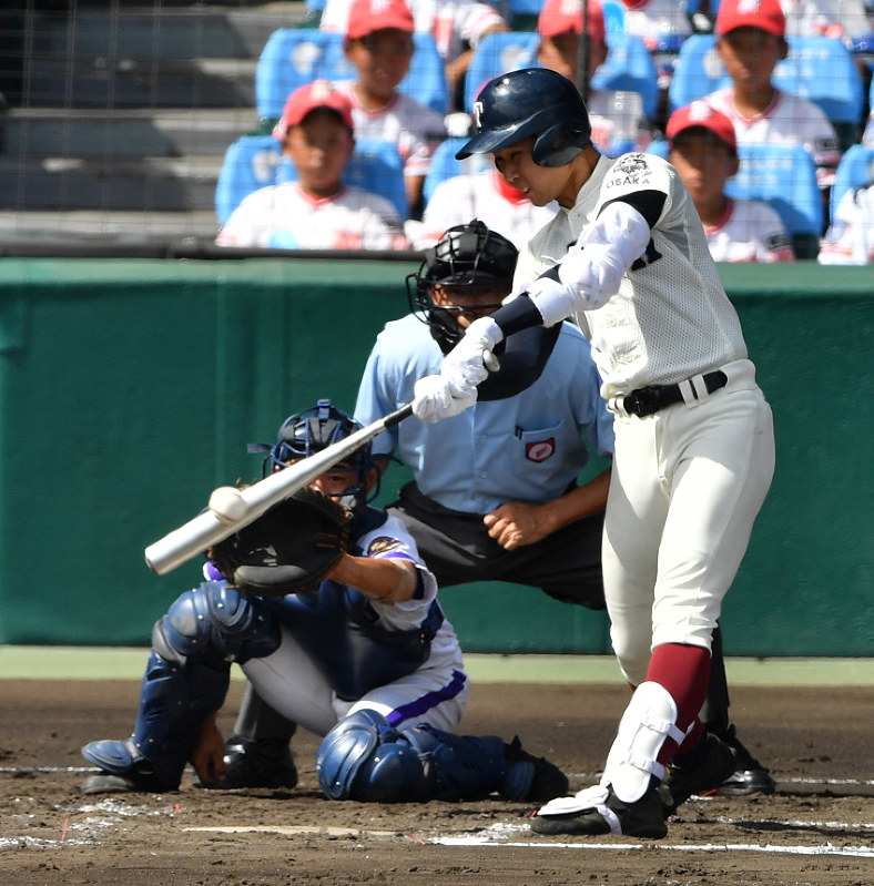 夏の高校野球：大阪桐蔭が先制 一回に3点 | 毎日新聞