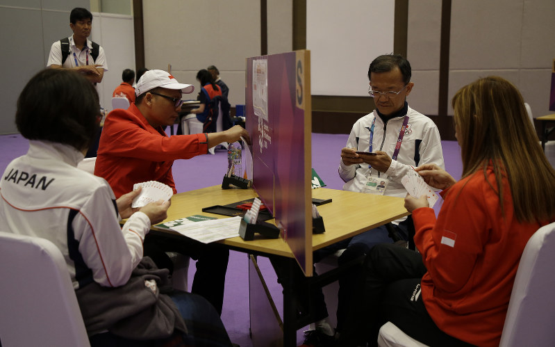 Playing bridge at the Asian Games: 'Athletics of the mind 
