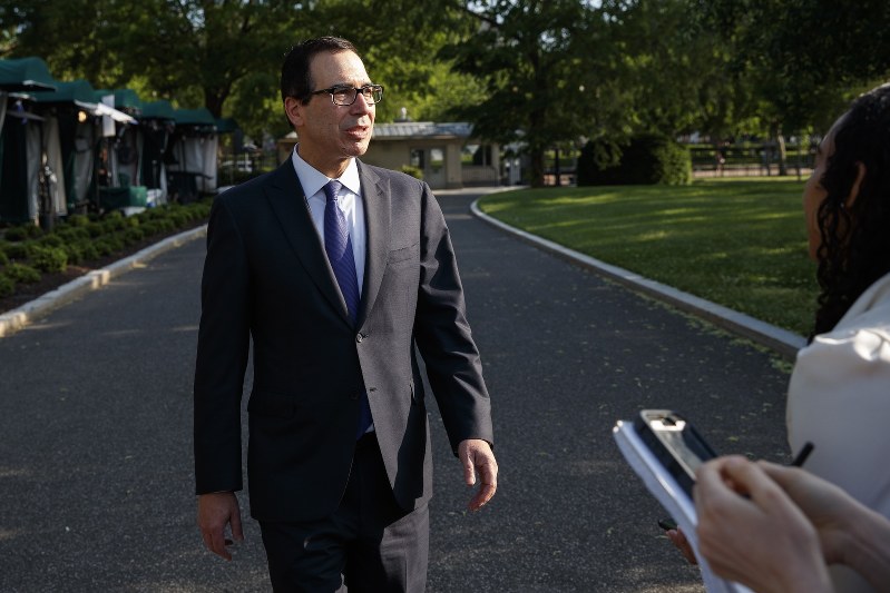 ムニューシン米財務長官=AP