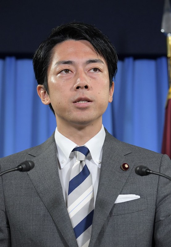 小泉進次郎氏=川田雅浩撮影
