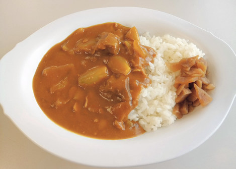 「貧食カレー」の愛称で親しまれた東北大の学食のカレー=東北大提供