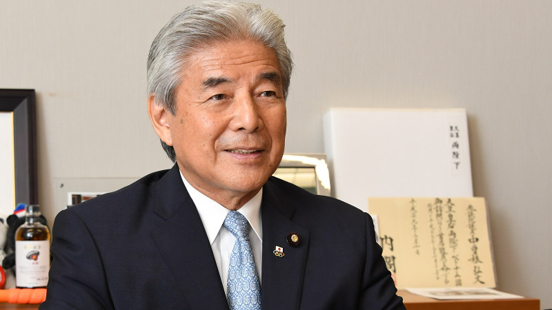中曽根弘文氏=根岸基弘撮影
