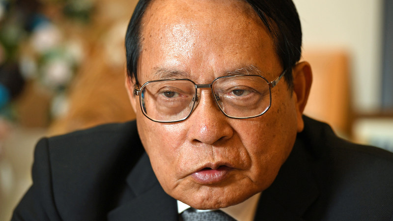 平沢勝栄氏=宮本明登撮影