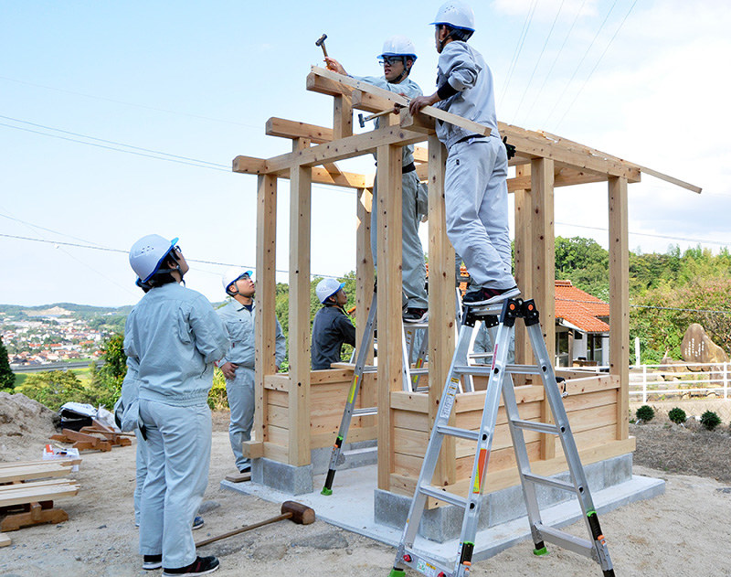 東屋 万葉の景色感じて 人麻呂の妻の出身地で建設 江津 島根 毎日新聞