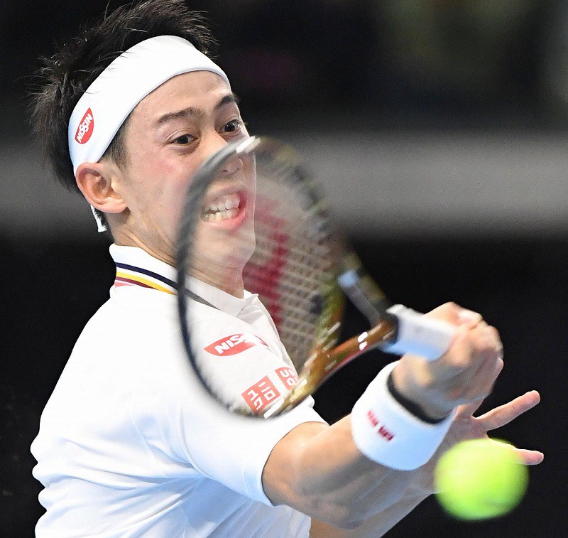 ニューヨークオープンテニス2018 錦織圭　スウェットセット　Mサイズ 錦織 圭選手着用 新型ウエア 2018年2月9日（金）より販売開始
