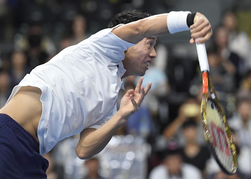 テニス：錦織、準々決勝に進出 楽天オープン [写真特集6/10] | 毎日新聞