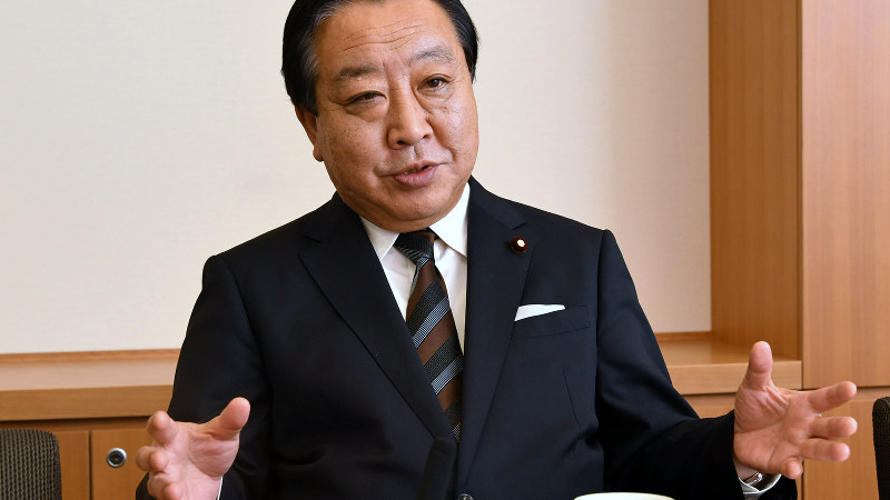 野田佳彦氏=根岸基弘撮影