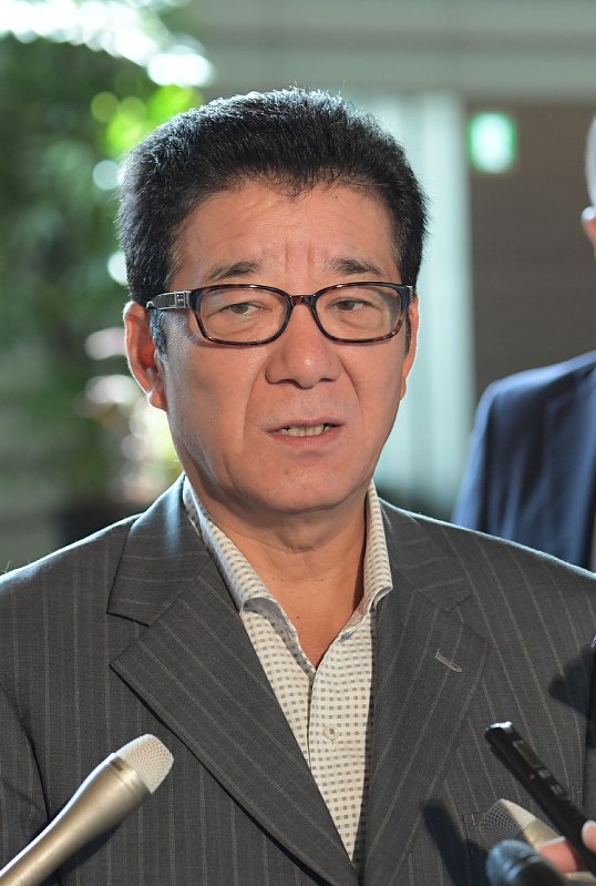 大阪府の松井一郎知事=川田雅浩撮影