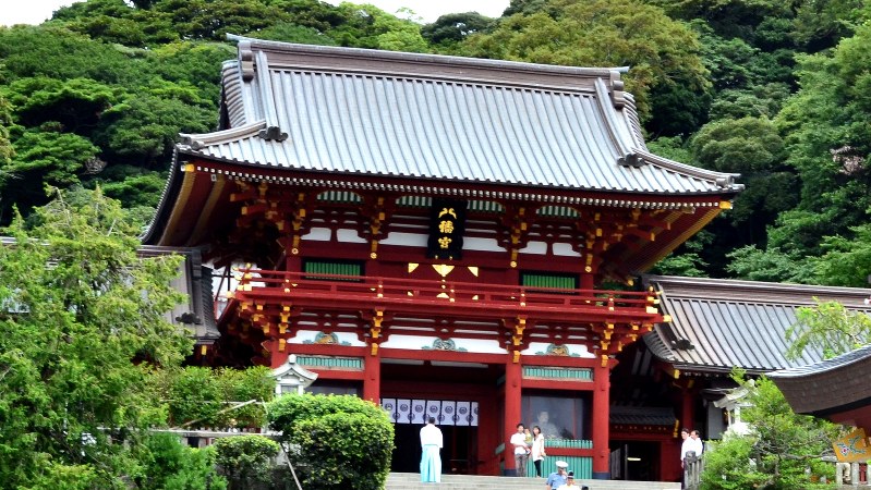 鶴岡八幡宮=2011年9月1日、松永東久撮影