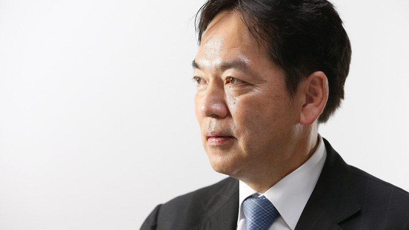 浅尾慶一郎氏=太田康男撮影