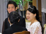 高円宮家：ピンク色ドレスの絢子さん 結婚披露晩さん会 [写真特集1/15
