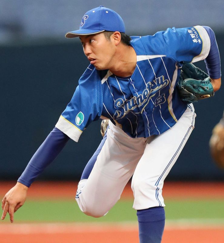 【信越ク―西濃運輸】信越ク先発の和田=京セラドーム大阪で2018年11月2日、幾島健太郎撮影