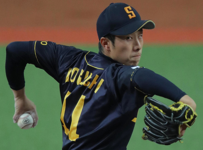 【鷺宮製作所-大阪ガス】鷺宮製作所先発の野口=京セラドーム大阪で2018年11月1日、三村政司撮影