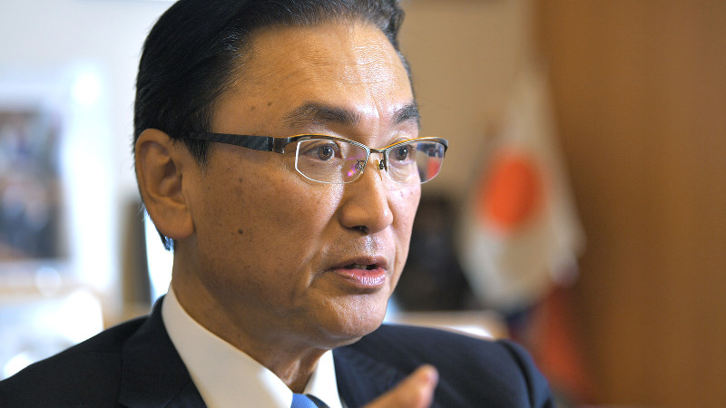 古屋圭司氏=手塚耕一郎撮影
