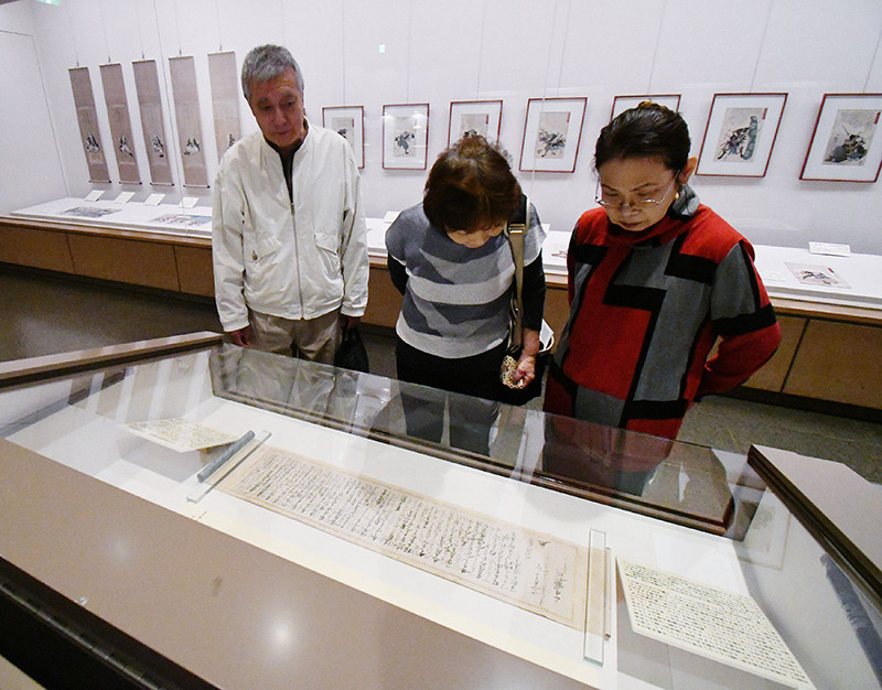 特別展 大石内蔵助の 遺書 公開 書状 絵図など６０点 徳島で 徳島 毎日新聞