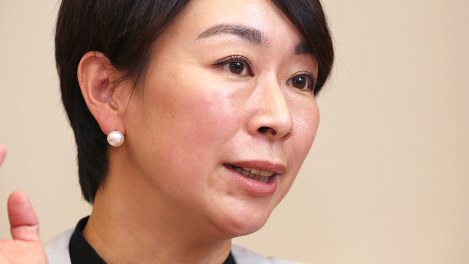 山尾志桜里氏＝山下浩一撮影