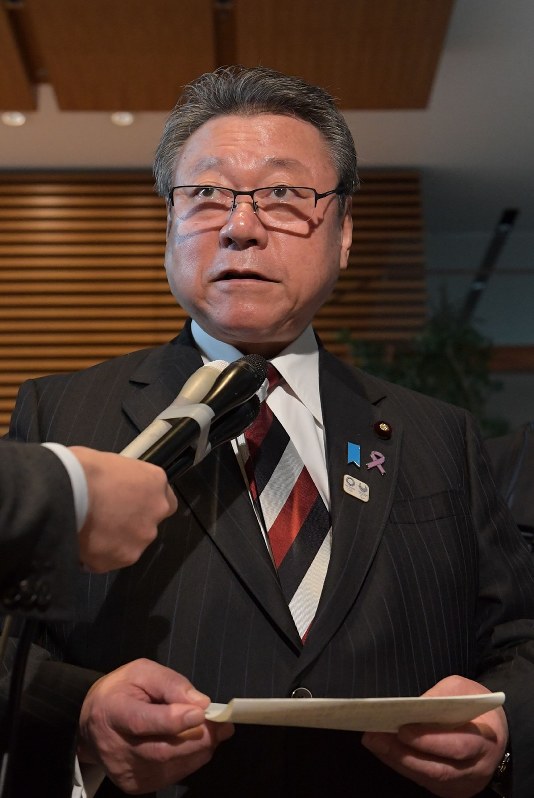 桜田義孝五輪担当相=川田雅浩撮影