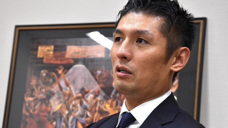 寺田学氏=須藤孝撮影