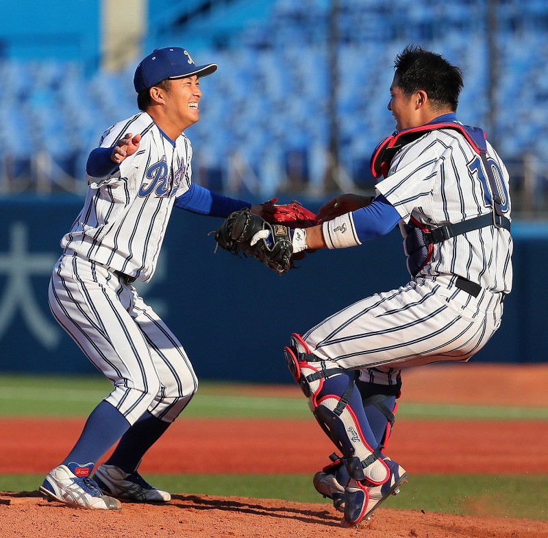 明治神宮野球：立正大が逆転で2回目の優勝 大学の部 [写真特集9/7
