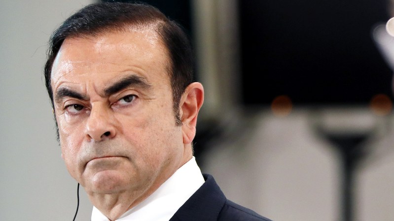 日産のカルロス・ゴーン会長=2016年10月20日、森田剛史撮影