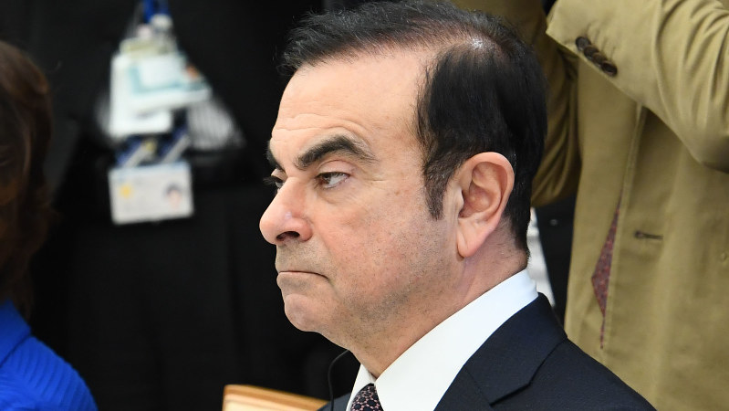 日産前会長のカルロス・ゴーン容疑者=2017年2月21日、川田雅浩撮影
